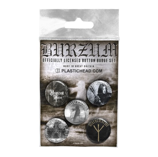 Cover for Burzum · Burzum Button Badge Set 2 (Anstecker) (2022)