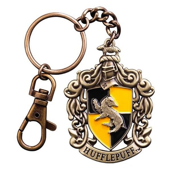 Hufflepuff Crest Keychain - Harry Potter - Merchandise - NOBLE COLLECTION UK LTD - 0849241002493 - 