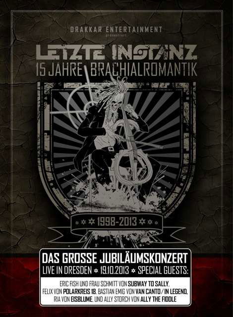 Cover for Letzte Instanz · Live in Dresden - Das Jubiläumskonzert (DVD) [Digipak] (2017)