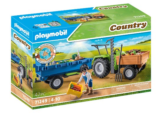 Cover for Playmobil · Playmobil Country Trekker met Aanhanger - 71249 (Leketøy)