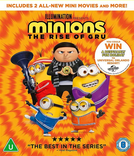 Cover for Minions the Rise of Gru BD · Minions - The Rise Of Gru (Blu-ray) (2022)