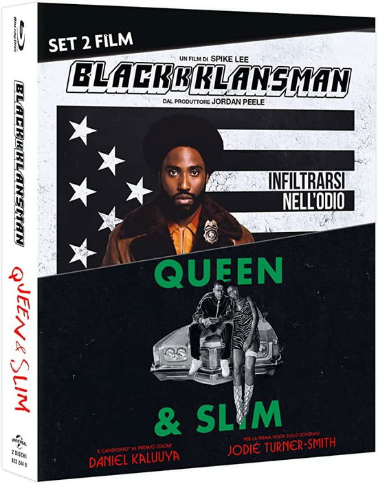 Blackkklansman / Queen & Slim - Blackkklansman / Queen & Slim - Elokuva - UNIVERSAL PICTURES - 5053083224493 - keskiviikko 25. marraskuuta 2020