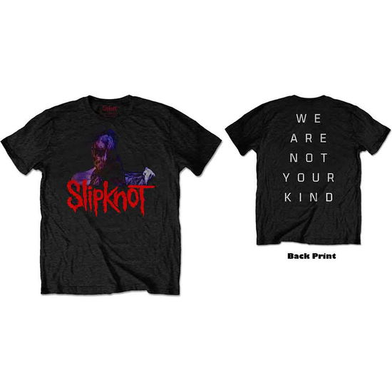 Cover for Slipknot · Slipknot Unisex T-Shirt: WANYK Back Hit (Black) (Back Print) (T-shirt) [size XL] [Black - Unisex edition] (2019)