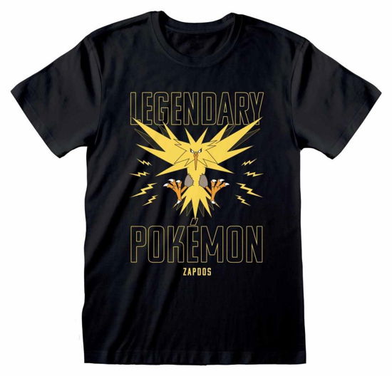 Pokémon T-Shirt Legendary Zapdos Größe L - Pokémon - Merchandise -  - 5056599744493 - 14. november 2022