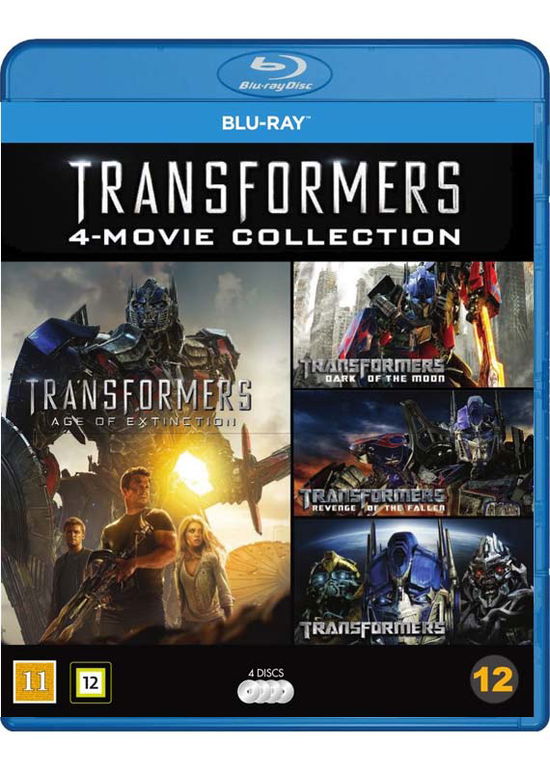 Cover for Transformers · Transformers 1-4 (Blu-Ray) (2016)