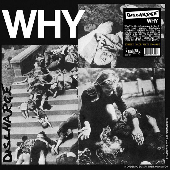 Why (Red Vinyl) - Discharge - Musiikki - RADIATION REISSUES - 8055515232493 - perjantai 27. lokakuuta 2023