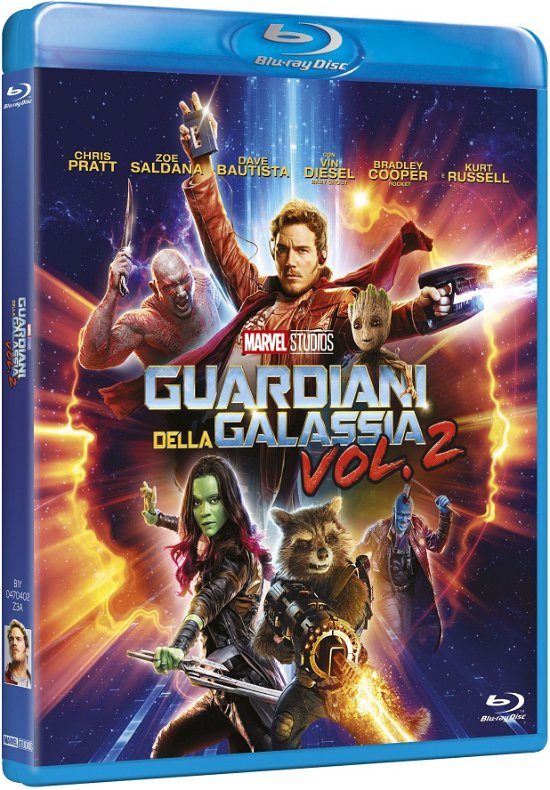 Cover for Chris Pratt,michael Rooker,kurt Russell,zoe Saldana,sylvester Stallone · Guardiani Della Galassia Vol. 2 (Blu-ray) (2017)