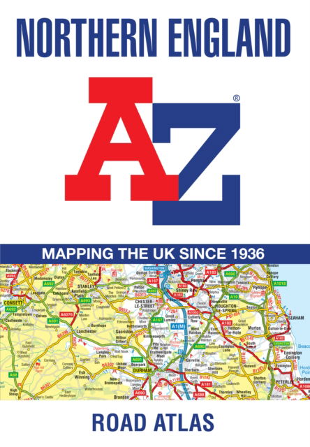 Cover for A-Z Maps · Northern England A-Z Road Atlas (Paperback Book) [New Fifth edition] (2026)