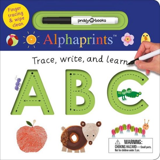 Cover for Roger Priddy · Alphaprints: Trace, Write, and Learn ABC: Finger tracing &amp; wipe clean - Alphaprints (Board book) (2017)