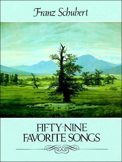 Cover for Franz Schubert · Fifty-nine Favorite Songs (Dover Song Collections) (Paperback Bog) (1985)