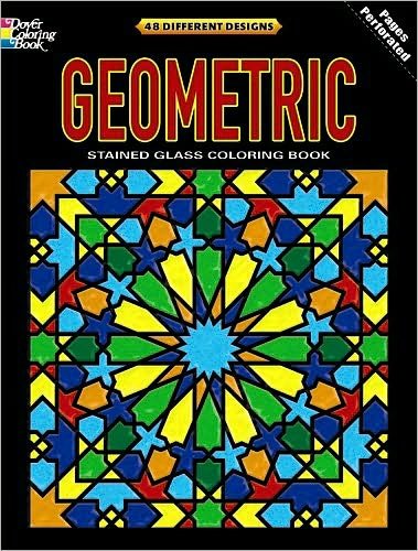 Geometric Stained Glass Coloring Book - Dover Design Stained Glass Coloring Book - Dover Dover - Boeken - Dover Publications Inc. - 9780486475493 - 30 juli 2010
