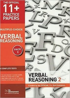 Cover for GL Assessment · 11+ Practice Papers, Verbal Reasoning Pack 2 (Multiple Choice): VR Test 5, VR Test 6, VR Test 7, VR Test 8 - The Official 11+ Practice Papers (Pamflet) (2011)