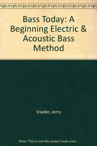 Cover for Jerry · Bass Today (Audiobook (CD)) (1996)