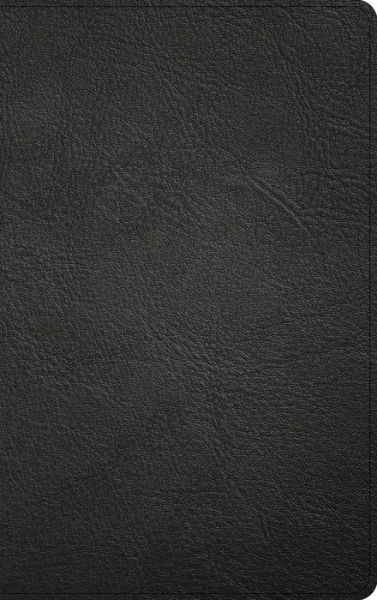 Cover for Holman Bible Publishers · KJV Single-Column Personal Size Bible, Black Genuine Leather (Lederbuch) (2022)