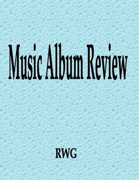 Cover for Rwg · Music Album Review (Paperback Bog) (2019)
