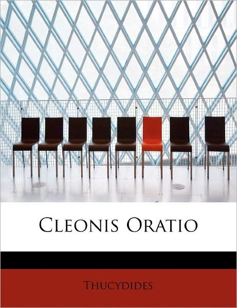 Cover for Thucydides · Cleonis Oratio (Paperback Book) (2011)