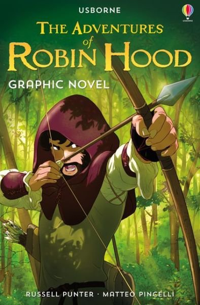 Cover for Russell Punter · The Adventures of Robin Hood Graphic Novel - Usborne Graphic Novels (Paperback Bog) (2020)