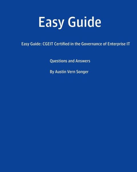 Cover for Austin Vern Songer · Easy Guide (Paperback Book) (2016)