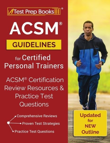 Cover for Test Prep Books · ACSM Guidelines for Certified Personal Trainers (Paperback Book) (2019)