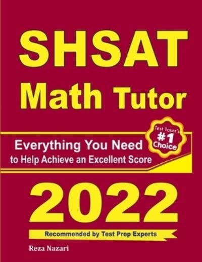 Cover for Ava Ross · SHSAT Math Tutor: Everything You Need to Help Achieve an Excellent Score (Paperback Bog) (2020)