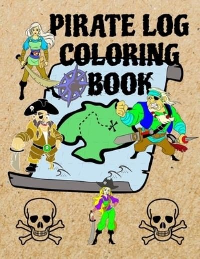 Cover for Caribbean James · Pirates Log Coloring Book (Paperback Bog) (2019)