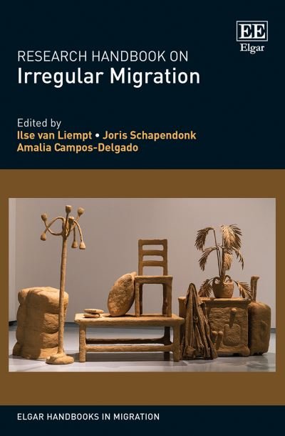 Cover for Research Handbook on Irregular Migration - Elgar Handbooks in Migration (Hardcover Book) (2023)