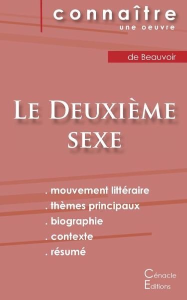 Fiche de lecture Le Deuxieme sexe (tome 1) de Simone de Beauvoir (Analyse litteraire de reference et resume complet) - Simone De Beauvoir - Libros - Les Editions Du Cenacle - 9782759304493 - 7 de noviembre de 2022