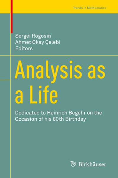 Cover for Analysis as a Life (Book) [1st ed. 2019 edition] (2019)