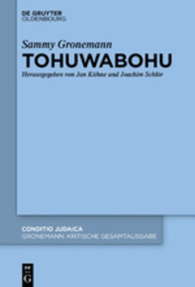Cover for Gronemann · Tohuwabohu (Bok) (2019)