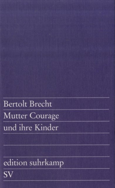 Cover for Bertolt Brecht · Edit.Suhrk.0049 Brecht.Mutter Courage (Bok) (1991)