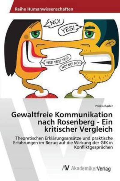 Cover for Bader · Gewaltfreie Kommunikation nach Ro (Bog) (2015)