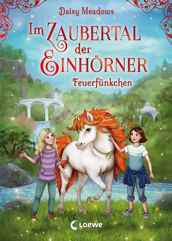 Cover for Daisy Meadows · Im Zaubertal der Einhörner (Band 1) - Feuerfünkchen (Hardcover bog) (2021)