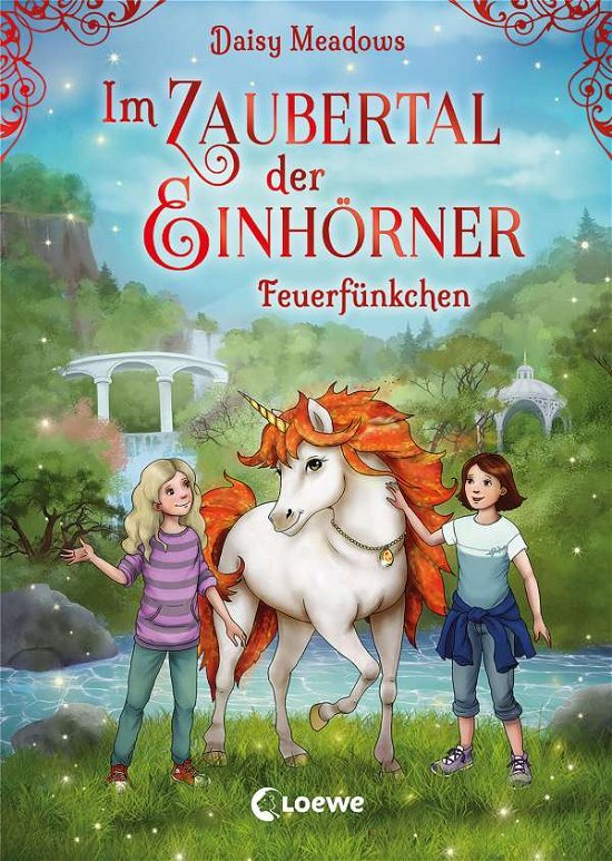 Cover for Daisy Meadows · Im Zaubertal der Einhörner (Band 1) - Feuerfünkchen (Gebundenes Buch) (2021)