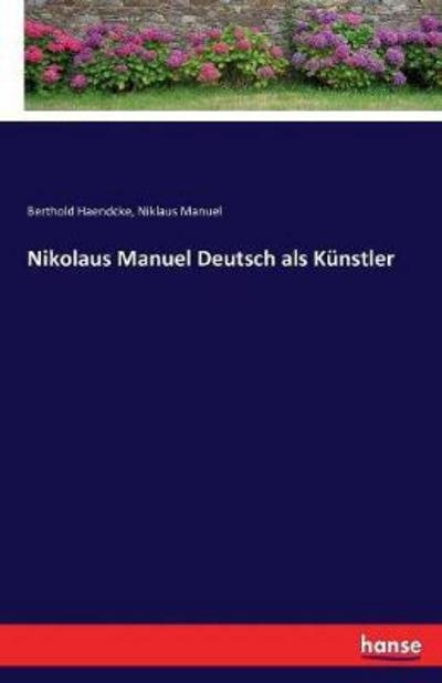 Cover for Haendcke · Nikolaus Manuel Deutsch als Kü (Bok) (2019)