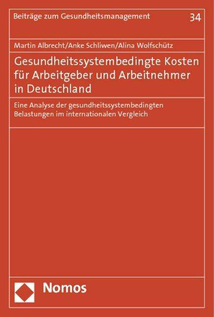 Cover for Albrecht · Gesundheitssystembedingte Kost (Book) (2012)