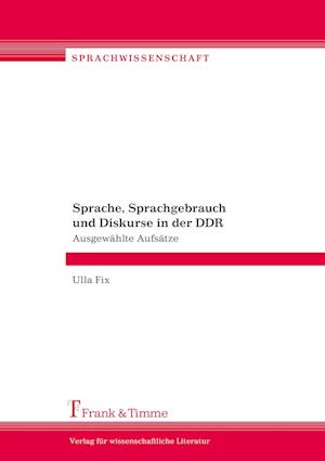 Cover for Fix · Sprache, Sprachgebrauch und Diskurs (Bok)