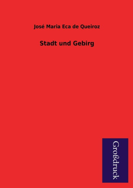 Cover for Jose Maria Eca De Queiroz · Stadt Und Gebirg (Paperback Book) [German edition] (2013)