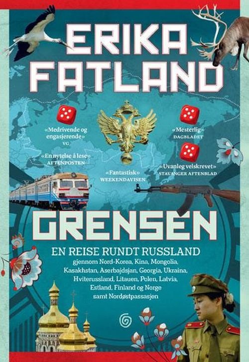 Cover for Erika Fatland · Grensen : en reise rundt Russland gjennom Nord-Korea, Kina, Mongolia, Kasakhstan, Aserbajdsjan, Georgia, Ukraina, ... (Paperback Book) (2018)