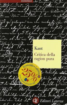 Cover for Immanuel Kant · Critica Della Ragion Pura (Book)