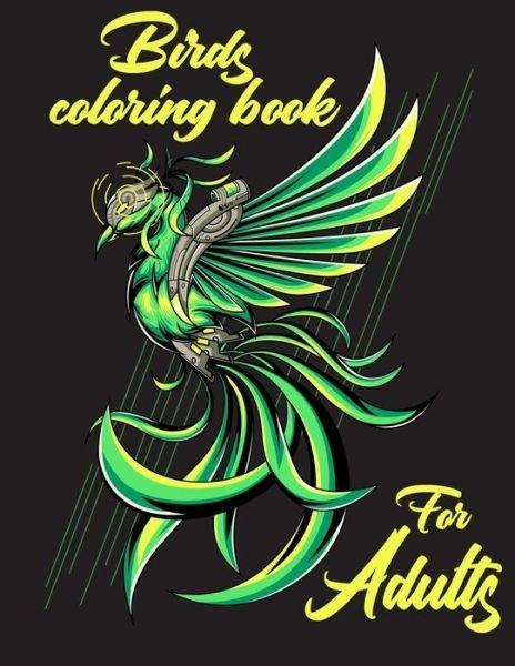 Cover for Nr Grate Press · Birds coloring book for adults (Taschenbuch) (2020)