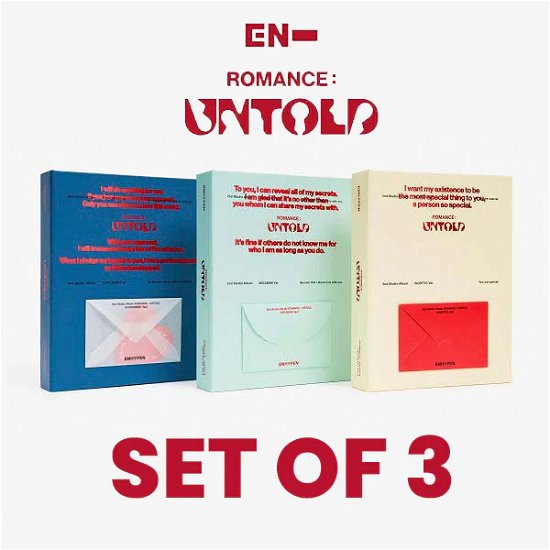 ENHYPEN · Romance : Untold (CD/Merch) [BUNDLE + P.O.B. edition] (2024)