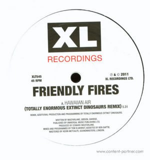 Cover for Friendly Fires · Hawaiian Air (12&quot;) (2011)