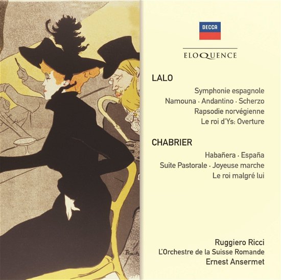 Cover for Ernest Ansermet · LALO - Symphonie espagnole; Namouna; Divertimento: Andante; Scherzo for Orchestra (CD) (2010)