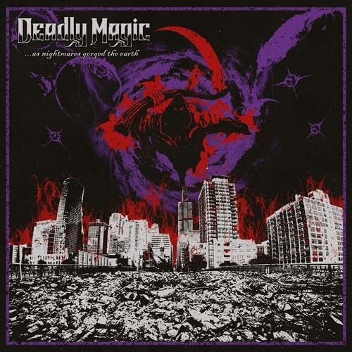 Cover for Deadly Magic · As Nightmares Gorged the Earth (LP) (2025)