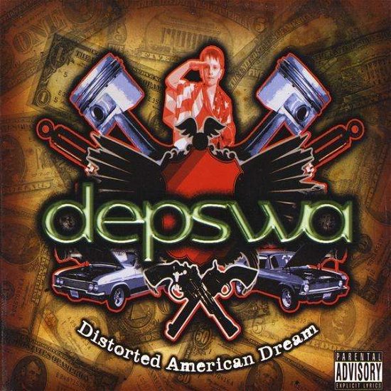 Cover for Depswa · Distorted American (CD) (2024)