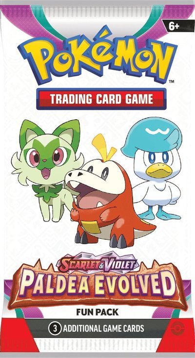 Cover for Pokemon TCG Scarlet  Violet 2  Paldea Evolved  1 Single pack booster Trading Cards (MERCH)