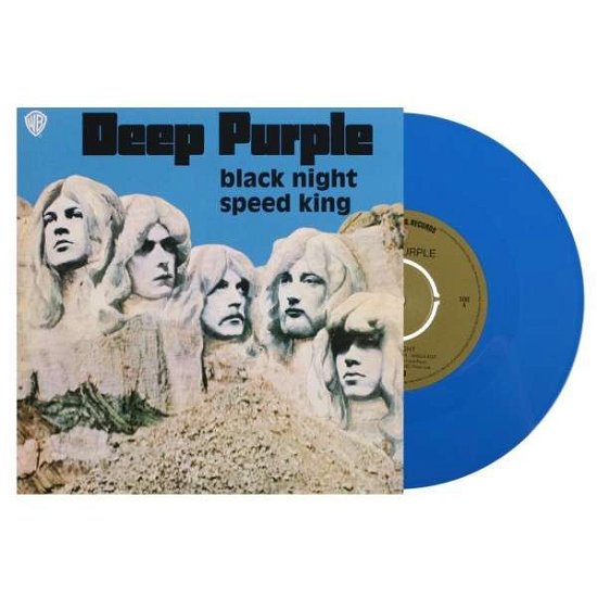 Cover for Deep Purple · Black Night / Speed King (Blue Vinyl) (7&quot;) [Coloured edition] (2015)