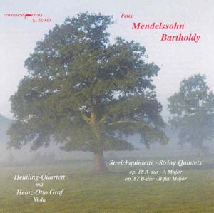 Streichquintette Op.18,87 - F. Mendelssohn-Bartholdy - Musik - MUSICAPHON - 4012476519494 - 25. Februar 2003