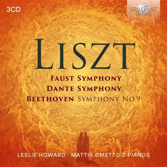 Cover for Mattia Ometto / Leslie Howard · Liszt: Faust Symphony. Dante Symphony. Beethoven Symphony No.9 (CD) (2024)