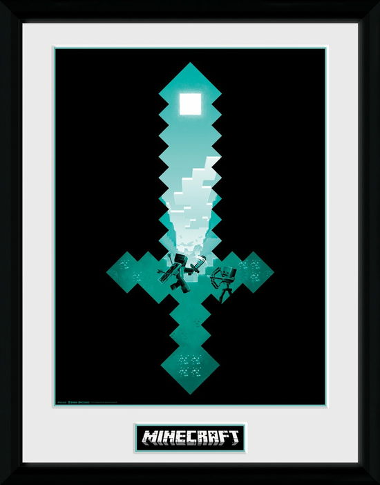 MINECRAFT - Collector Print 30X40 - Diamond Sword - Minecraft - Gadżety - Gb Eye - 5028486378494 - 7 lutego 2019